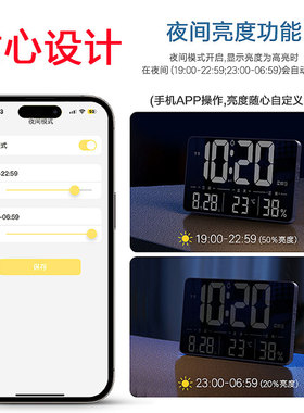 wifi大屏电子时钟万年历