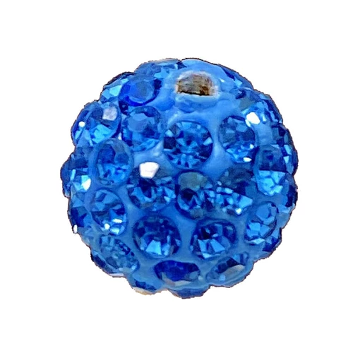 Аксессуары, глина, бусины, аксессуар, инкрустировано бриллиантами, 10мм