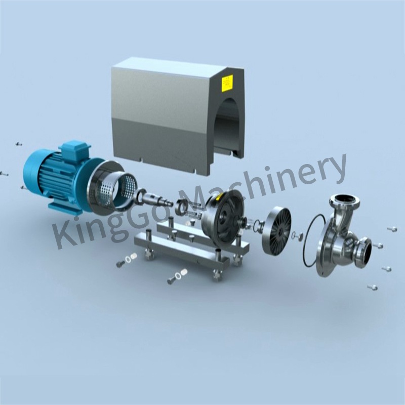 不锈钢316L卫生自吸泵 CIP回程泵 CIP清洗泵卫生管道泵经久耐用-图3