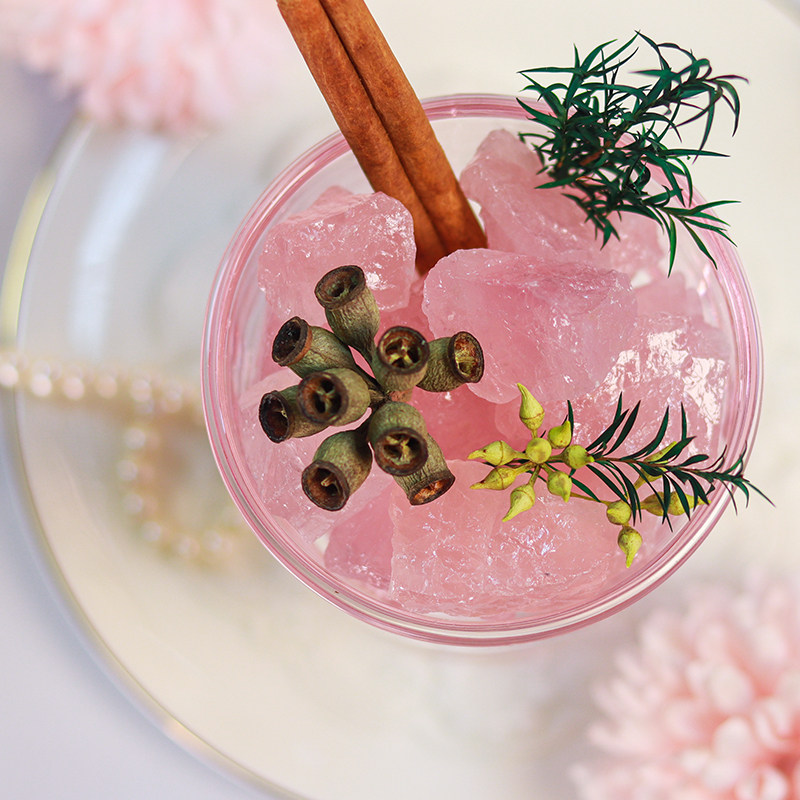 「樱花粉黛」扩香石香薰摆件卧室内家用无火精油香氛香薰晶石礼盒,淘宝优惠券,粉丝福利购,淘宝优惠卷