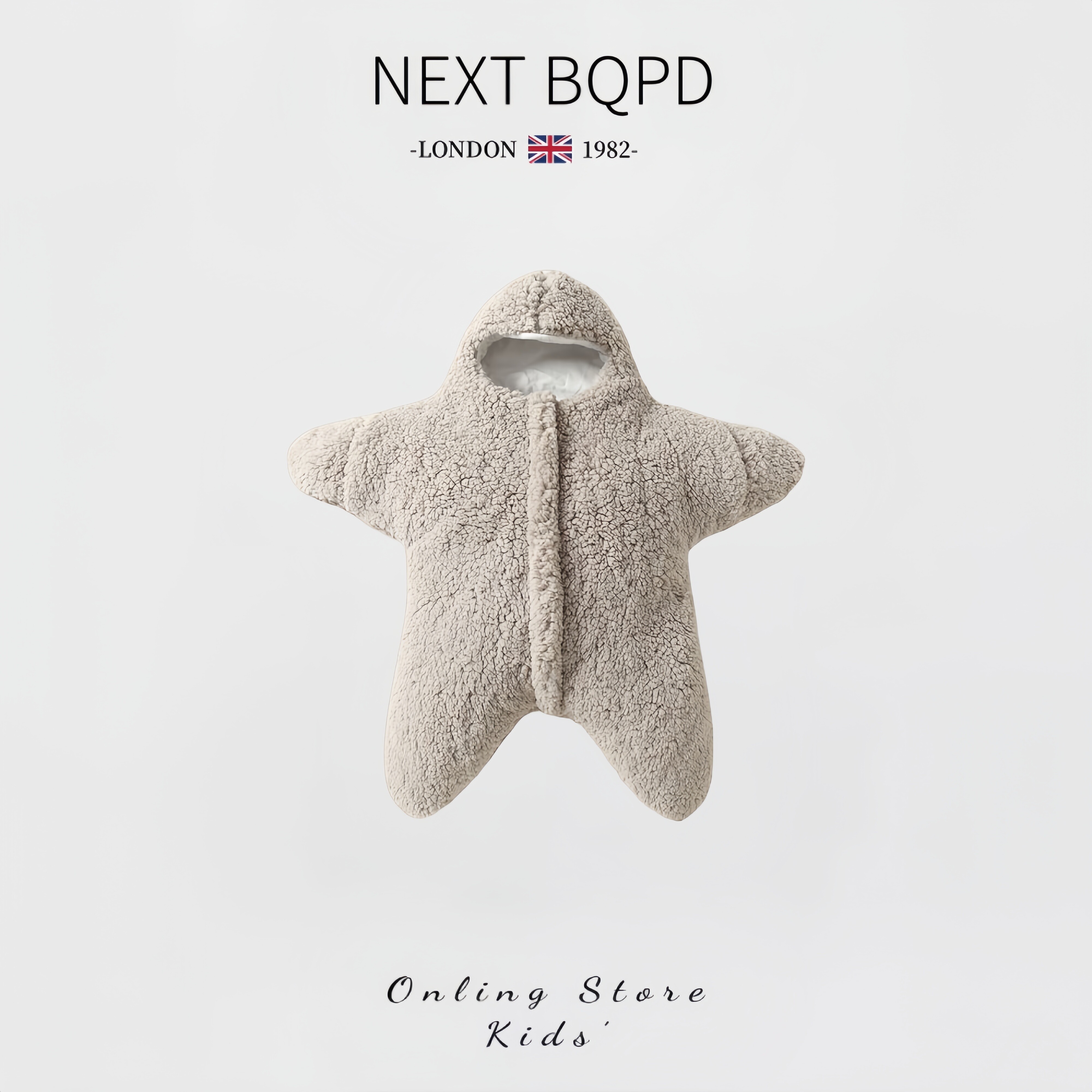 英国NEXTBQPD婴儿海星睡袋加厚派大星抱被秋冬新生儿宝宝防踢包被,淘宝优惠券,粉丝福利购,淘宝优惠卷