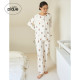 Gelato pique25 autumn and winter new women's pajamas ski bear all-printed long-sleeved T-shirt PWCT255250