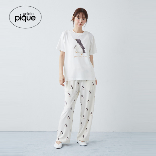 Gelato pique26 ພາກຮຽນ spring ແລະ summer ໃຫມ່ຂອງແມ່ຍິງ pajamas ທະເລສັດເຢັນເສື້ອທີເຊີດແຂນສັ້ນ PWCT262278