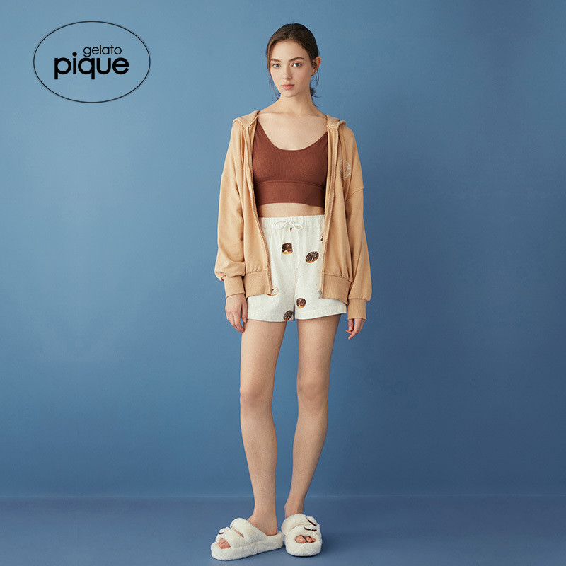 gelato pique秋冬女睡裤甜甜圈蛋糕松饼短裤居家PWCP244317,淘宝优惠券,粉丝福利购,淘宝优惠卷