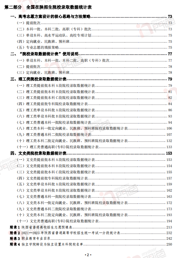 陕西省2024版高考志愿填报指南报考专业指南院校篇专业篇陕西高招政策院校录取数据深度解析理工类文史类一本二本高职专科考生通用-图2