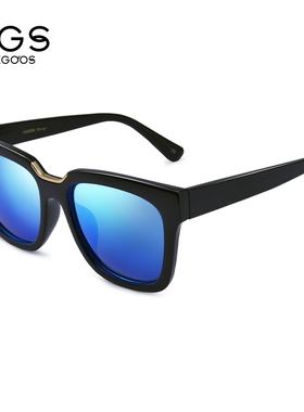 威古氏时尚方框偏光男蹦迪墨镜