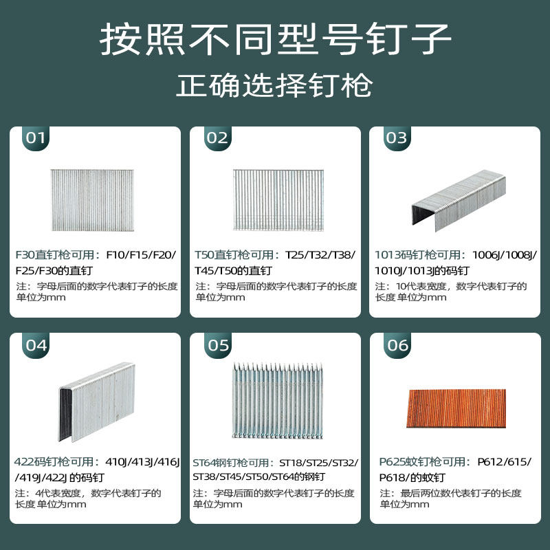 博大气钉枪F30直钉枪T50钢钉抢气动木工工具蚊钉码钉排钉枪射钉枪_虎窝淘