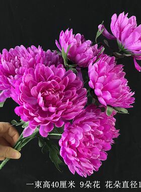 塑料假花祭奠祭祖装饰菊花束