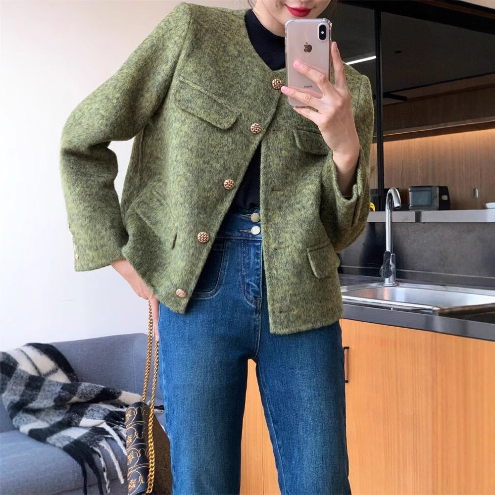 今年流行特惠｜赫本小香｜双面羊绒大衣短外套女春秋羊毛呢小个子,淘宝优惠券,粉丝福利购,淘宝优惠卷