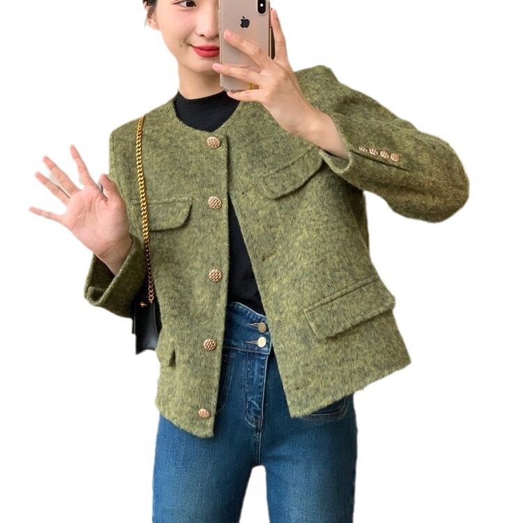 今年流行特惠｜赫本小香｜双面羊绒大衣短外套女春秋羊毛呢小个子,淘宝优惠券,粉丝福利购,淘宝优惠卷