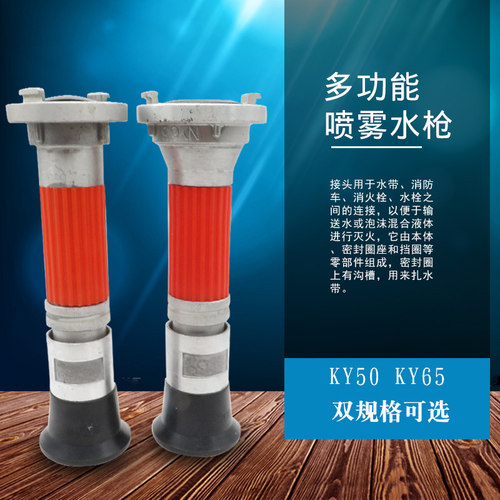 农用浇灌开花消防直流喷雾水雾两用水枪头多功能喷雾水枪DN5065 - 图0