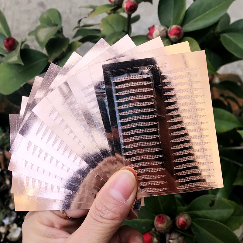 涵贝尔内双玫瑰金底单面尖角双眼皮贴肿眼泡美目眼皮贴10张360贴 - 图3