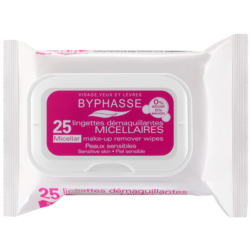 蓓昂斯丝一次性眼唇脸部女卸妆湿巾 BYPHASSE海外卸妆
