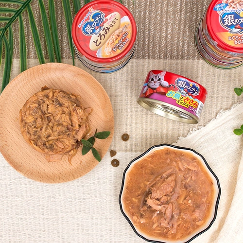 Jialeza Импортированные кошачьи консервированные основные продукты питания с закуски для кошачьего пищевого отколочка из тунца влажное зерно заморозить банки 24 банки
