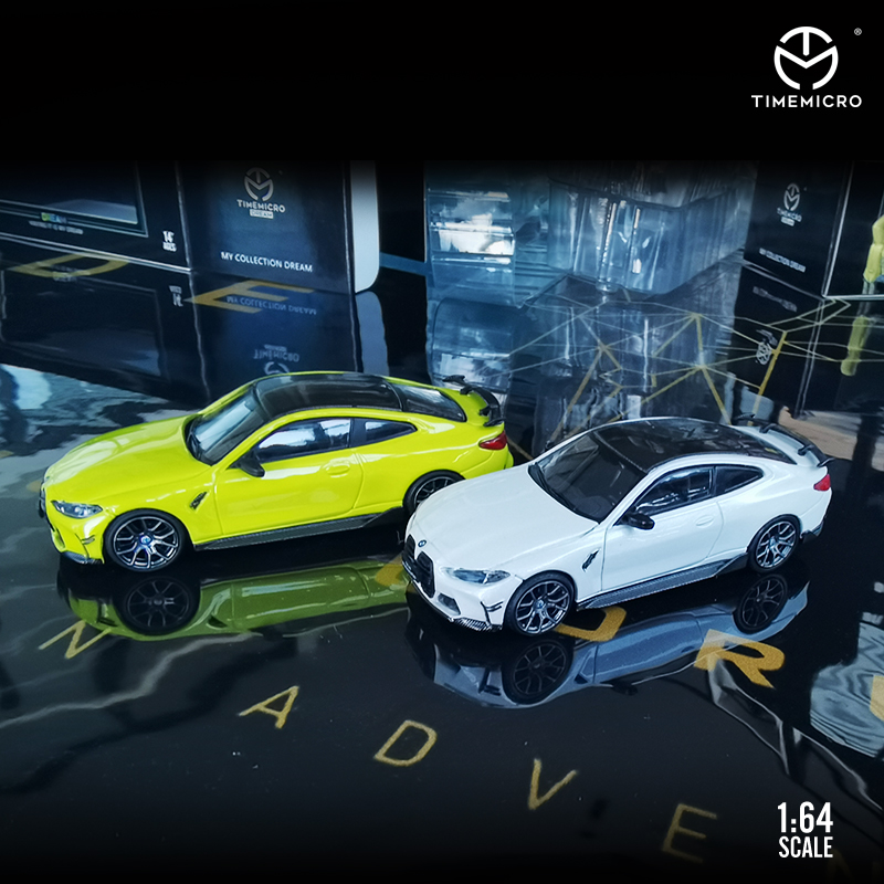 TIME MICRO1:64Dream系列 宝马M4 合金仿真汽车模型 收藏 摆件 - 图2