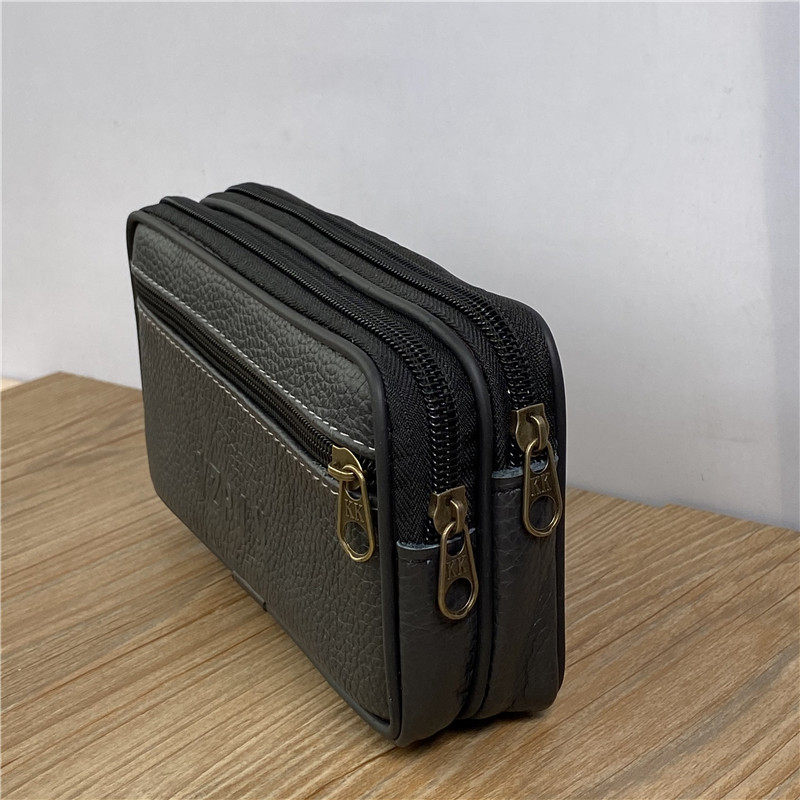 6.5寸手机包男穿皮带手机袋真皮横款挂腰零钱包挎腰老头用手机套,淘宝优惠券,粉丝福利购,淘宝优惠卷