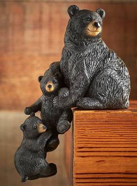 跨境圣诞节树脂摆件跨境新款可爱的帮手圣诞小雕像室内工艺品装饰