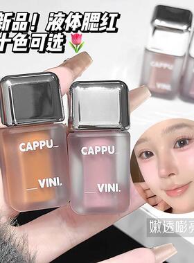 CAPPUVINI小冰块液体腮红液 韩系哑光元气腮红提亮修容跨境化妆品
