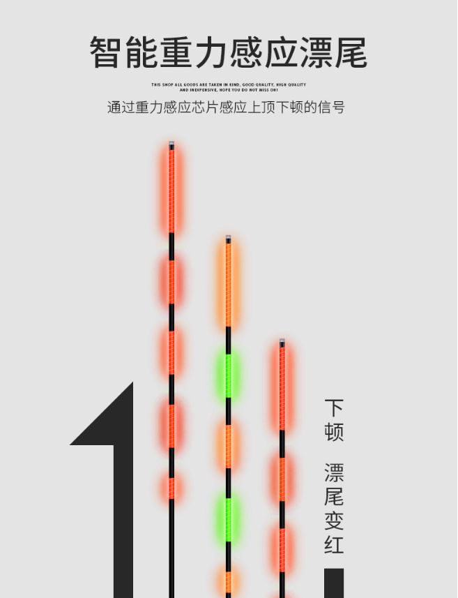 小凤仙极生者夜光漂水中无影高灵敏咬钩变色电子漂夜用漂黑坑湖库 - 图2