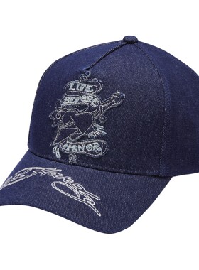 ed hardy trucker cap埃德哈迪帽子重工刺绣烫钻货车帽网眼棒球帽