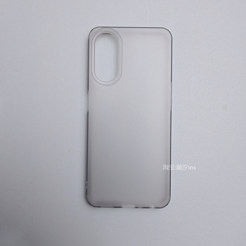Suitable for OPPOA58 mobile phone case, new a58x protective case oppoa585g all-inclusive anti-fall silicone straight edge PHJ110 frosted transparent soft shell simple oppo5g large hole shell
