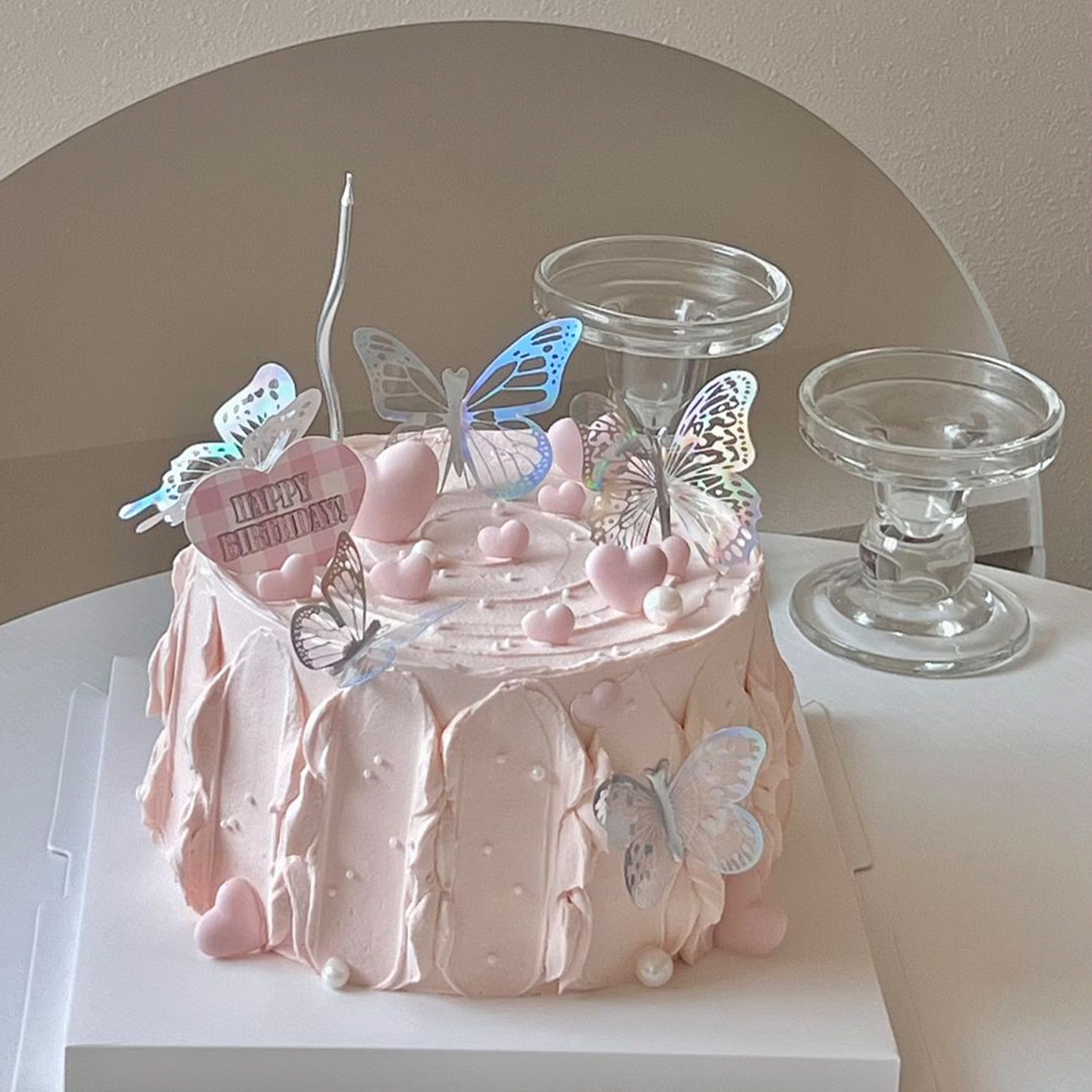 女神蝴蝶芭蕾舞风蛋糕装插件仙女细细丝带蝴蝶结蜡烛HB亚克力插牌,淘宝优惠券,粉丝福利购,淘宝优惠卷