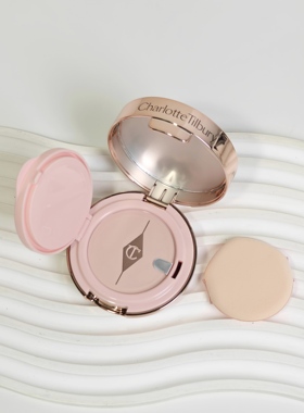 快速上妆～Charlotte Tilbury▲CT枕边话晶丝梦颜气垫粉底液0.5N