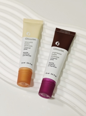 小众但好用！Glossier▲圣诞限定润唇膏两件套保湿滋润呵护嘴唇