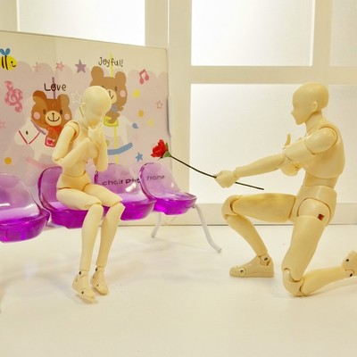 万代SHF关节可动素体男女人体 手办人偶素描参考美术绘画漫画模型
