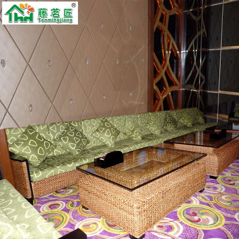 住宅家具东南亚风格天然真藤沙发椅组合五件套酒店餐厅茶楼藤椅子,淘宝优惠券,粉丝福利购,淘宝优惠卷