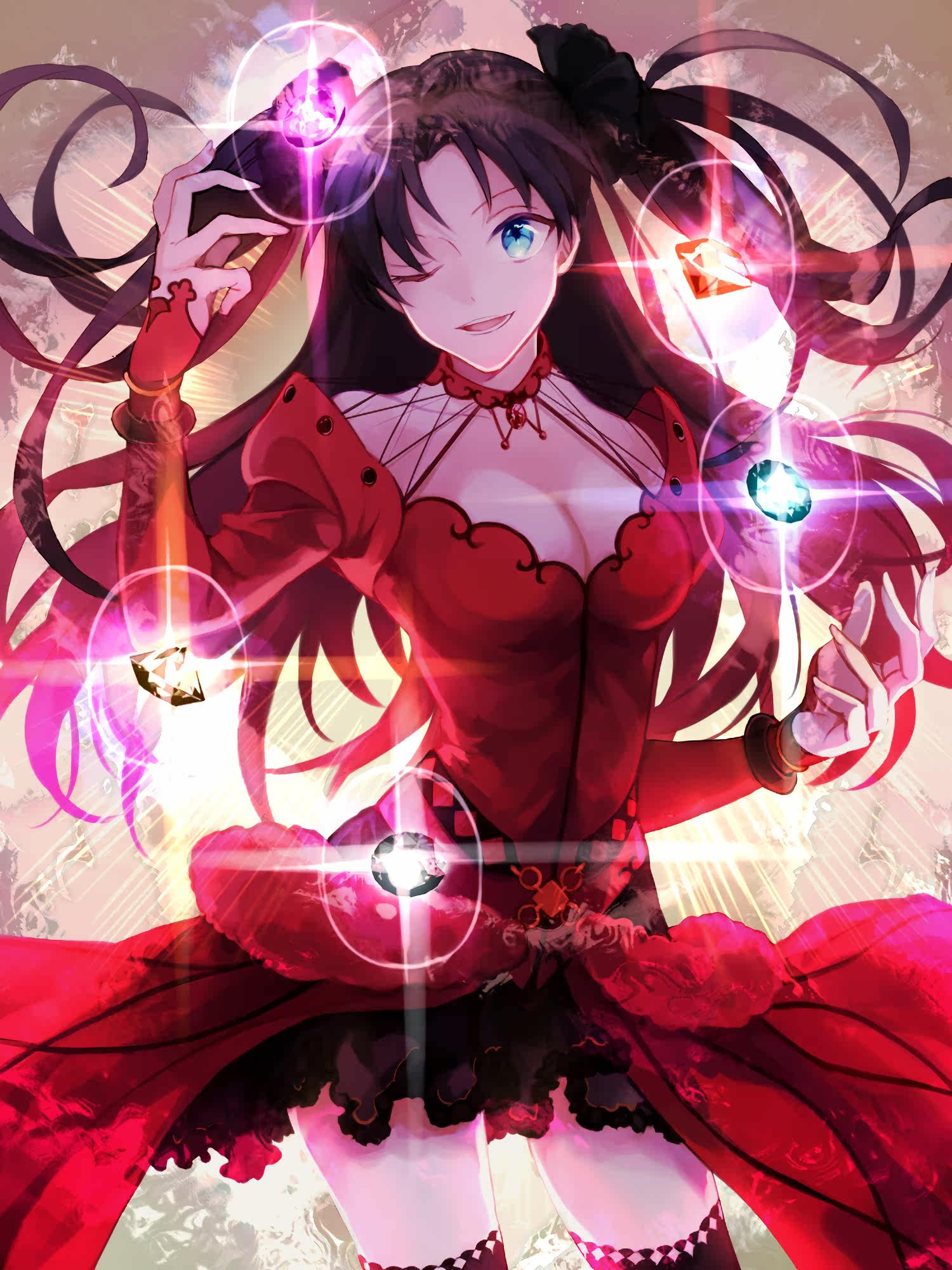 远坂凛fgo游戏动漫fate系列少女腿玩年插画集合集4k超高清8k壁纸