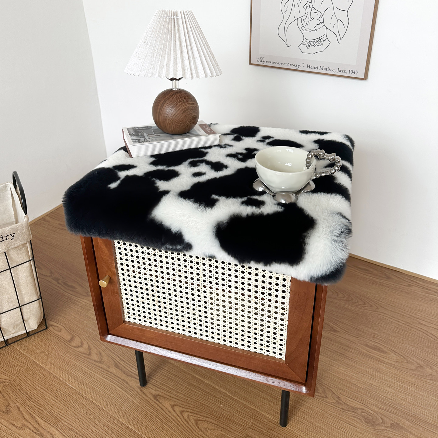 兔毛绒床头柜盖布短毛绒卧室桌垫餐桌书桌茶几台垫椅垫展台装饰垫,淘宝优惠券,粉丝福利购,淘宝优惠卷