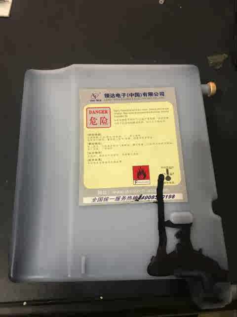 The strongest and exclusive Lingda inkjet printer LT1000/LT700 series ink L-B801+thinner L-700 ink cartridge