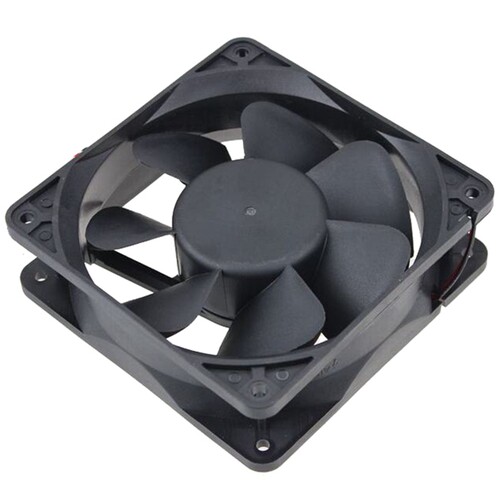 直流DC12V 3 4 5 6CM 7 8 9 12 14厘米静音 电脑电源机箱散热风扇 - 图3