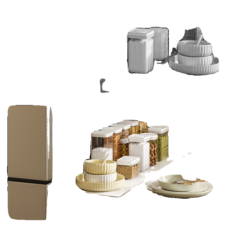 厨房冰箱夹缝板侧边加宽延长挡板免打孔磁吸收纳板台面缝隙置物架,淘宝优惠券,粉丝福利购,淘宝优惠卷