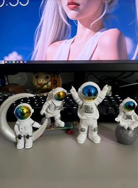 宇航员车载装饰摆件创意可爱