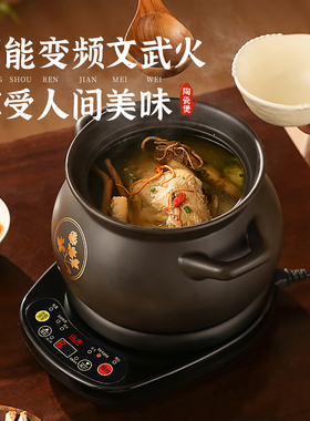 电炖锅煲汤炖汤锅家用煮粥神器多功能陶瓷粥锅分体全自动插电炖盅