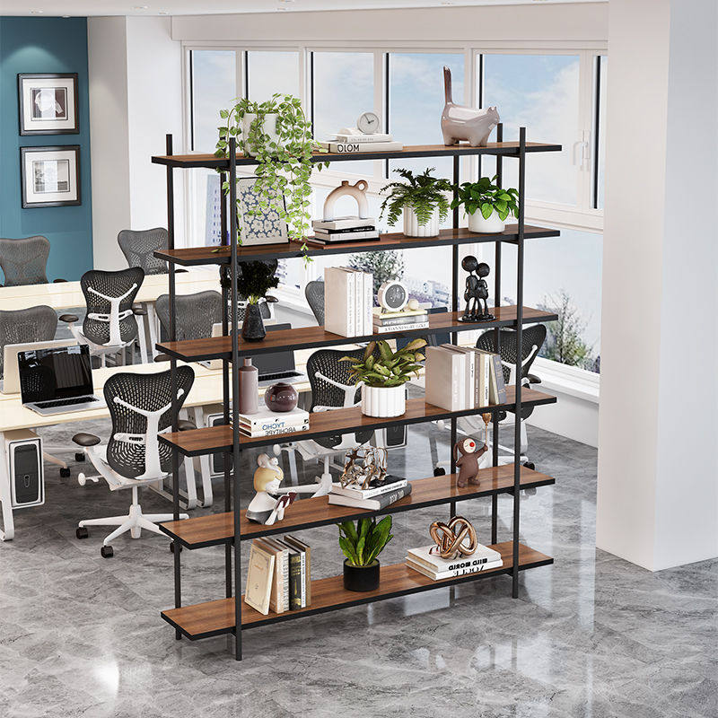 书架置物架落地家用铁艺多层收纳书柜小型简易钢木架子储物架书房,淘宝优惠券,粉丝福利购,淘宝优惠卷