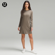 Classic-Fit lady cotton blend long sleeves dress -- lululemon -- LW1DWJS