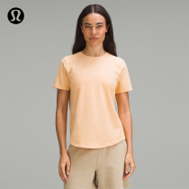 Lady Love Round Collar T-shirt Daily Cotton Comfort Classic BREATHABLE-lululemon LW3EYDS