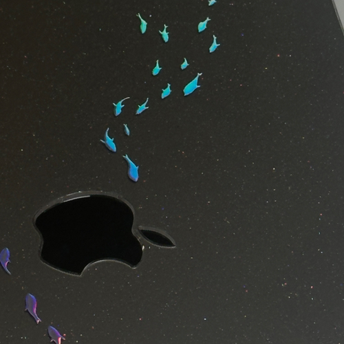 Shesell「锦鲤」满天星镭射Macbook保护壳保护套13寸M4air防划防刮pro硬壳14寸国风 - 图1