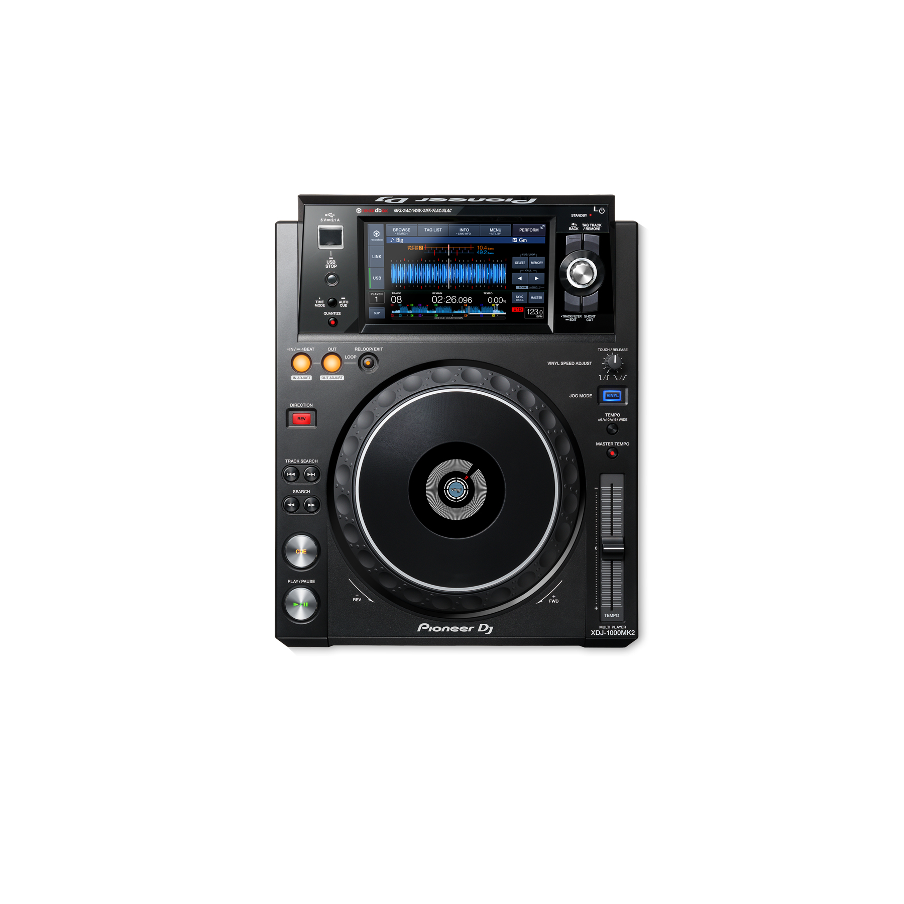 Pioneer DJ/先锋DJ专业U盘数码打碟机XDJ-1000MK2全套播放器 - 图3