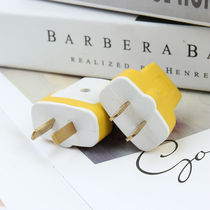 High power two-foot plug 10A bipolar power plug Home Multi-functional coated rubber explosion-proof copper sheet thickened plug