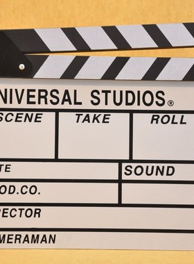 英文版电影拍打板婚纱辅助道具