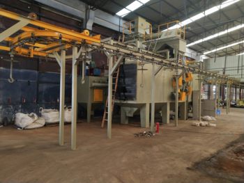 Foshan sandblasting machine, ການປຸງແຕ່ງ profile ໂລຫະປະສົມອາລູມິນຽມ, hook-type shot blasting machine, sand blasting machine equipment, sand blasting machine processing manufacturers