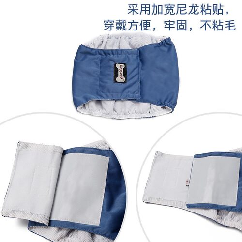 公狗狗生理裤礼貌带防骚扰狗狗尿裤护肚泰迪金毛防水底可换洗内裤 - 图2