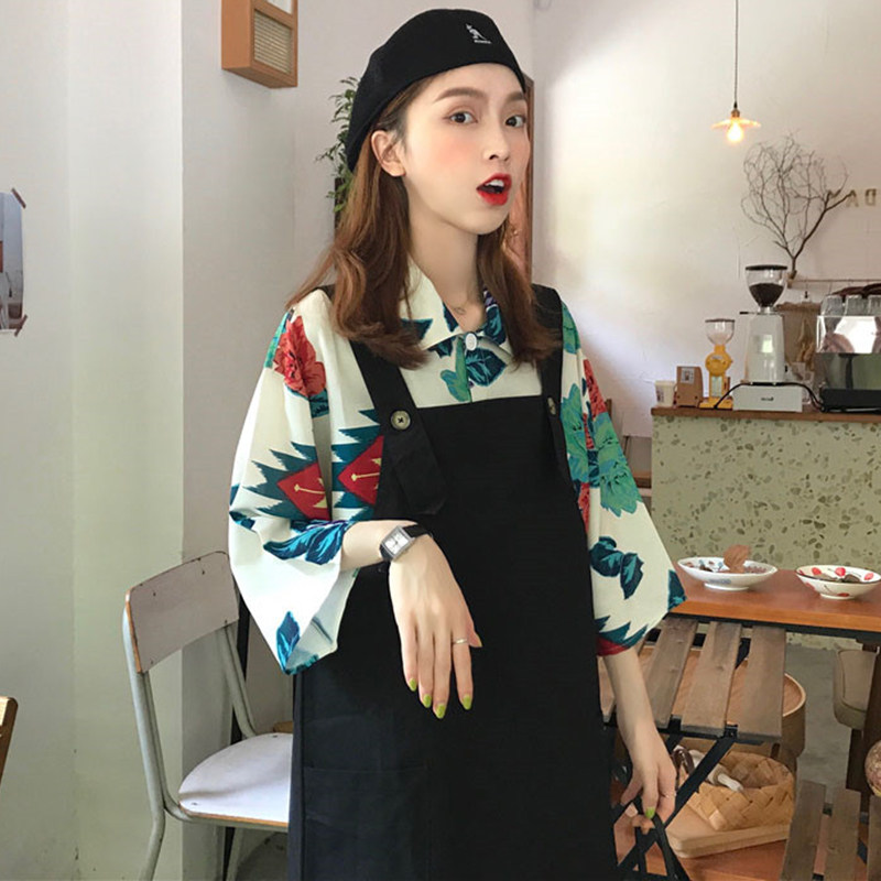 孕妇背带裤夏季外穿潮妈网红背带裙 臻蒂美孕妇背带裤