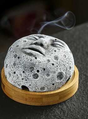 新款moon incense burner月面香炉香薰燃烧器客厅装饰品摆件