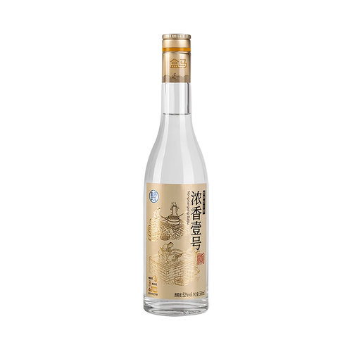 盒马 浓香壹号 浓香型白酒 52度 500ml*4瓶 - 图3