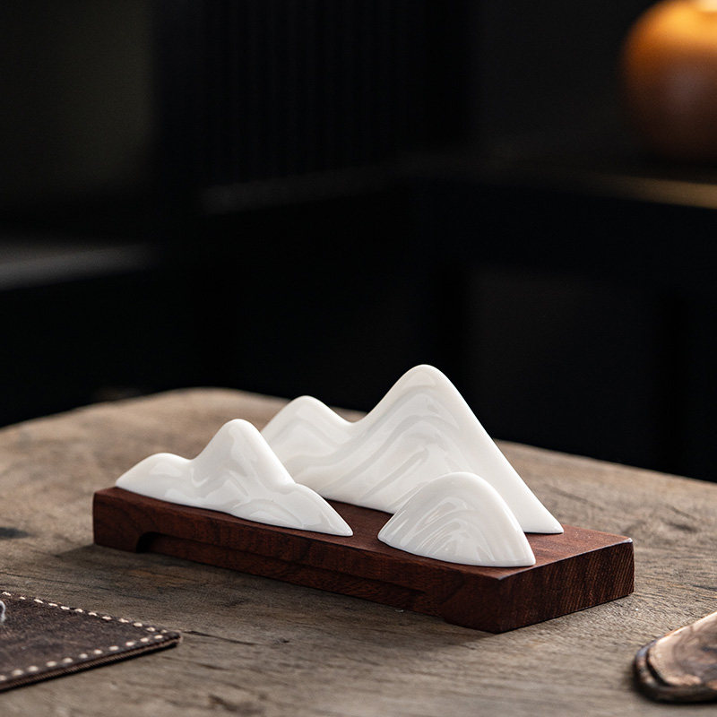 白瓷假山小摆件创意微景观造景陶瓷客厅玄关中式样板房装饰品摆设,淘宝优惠券,粉丝福利购,淘宝优惠卷